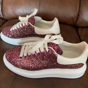 Alexander McQueen oversized sneakers.